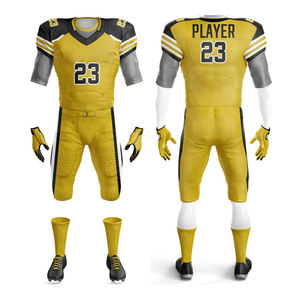 ชุดเครื่องแบบฟุตบอลของผู้ชายชุดเครื่องแบบอเมริกันฟุตบอลดีไซน์ใหม่ - Product Image 5