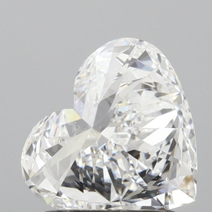 Diamante de corte esmeralda cultivado en laboratorio con corte de corazón de 1.61ct IGI certificado F Color VS2 Clarity Lab-Stone - Product Image 2