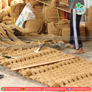 TOP ITEM Tapete de fibra de coco hecho en Vietnam diseñado como su solución antideslizante para todos los espacios - Product Image 6