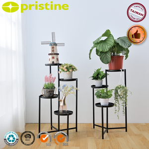 Giá để cây hoa đa năng cho sân vườn, ban công, kệ để chậu hoa, giá để đồ, giá để đồ 4 tầng bằng kim loại - Product Image 3