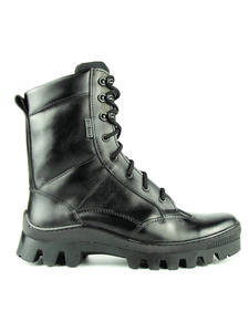 Bottes de randonnée tactiques pour hommes, embout en acier, cuir de vache véritable noir, confortables, sécurité, entraînement, hiver - Product Image 2