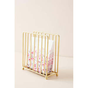 Tableware Decor Napkin Stand Metal Napkin Holder Silver Color Tissue Stand <b>for</b> Home & Office <b>Desktop</b> <b>Organizer</b> - Product Image 2