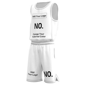 Diseño personalizado, transpirable, secado rápido, reversible, hombres, ropa de baloncesto, camisetas, Jersey personalizado, conjunto de uniforme de baloncesto - Product Image 1