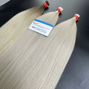 Qualité supérieure!! Fournisseur en gros Cuticule vierge à double étirage Cheveux en vrac Extensions de cheveux naturels en vrac - Product Image 1