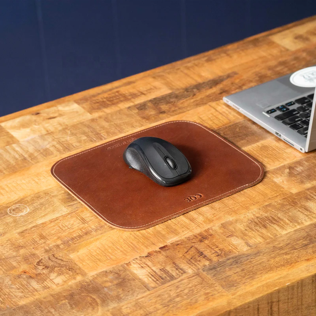 Wholesale High Quality Customize Leather Mouse Pad With Logo Desk Mats Smooth Surface Non slip  Mouse Pad for Computer Office
