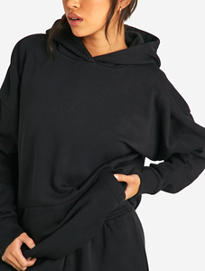 Plain Pullover Hoodie Ladies Hooded Top Casual Hoody Thermal Customized Best High Quality Women's Hoodies - Product Image 2