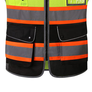 Chaleco de Seguridad de Alta Visibilidad con Tiras Reflectantes, Nuevo Modelo, Precio al por Mayor - Product Image 4