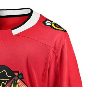 เสื้อเจอร์ซีย์เล่นฮ็อกกี้น้ำแข็งผ้าทอลายทแยงพร้อมคอวีแบบคลาสสิก180 230สำหรับผู้เล่นฮ็อกกี้น้ำแข็ง - Product Image 4