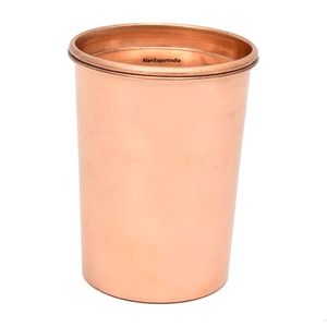 Handmade 100% Pure <b>Copper</b> <b>Cup</b> Glass <b>Copper</b> Drink Glasses Mug for Table Office Home Gym Bar Resort With Best Quality From India - Product Image 3
