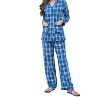 Pijamas de Bambú Elegantes y de Lujo para Mujer, Conjunto de Dos Piezas, Suaves, Transpirables y Cómodos, Ropa de Dormir y para Estar en Casa, con Logotipo Frontal, Venta al Por Mayor