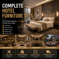 Komplettlösung für Hotelmöbel Maßgefertigte Hotelmöbel-Sets für Gästezimmer, öffentliche Bereiche und Hotelprojekte