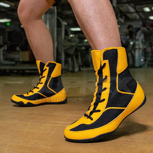 Chaussures de boxe en cuir antidérapantes de haute qualité, légères et respirantes, pour l'athlétisme en salle, haute performance 2026 - Product Image 4