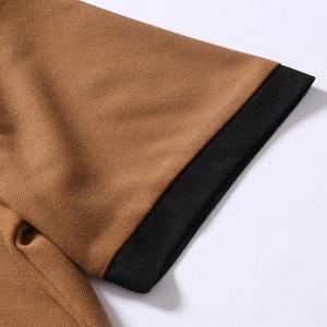 Nuevo diseño único de polo de talla grande para hombre con patrón sólido de lona de algodón 100% transpirable de secado rápido - Product Image 4