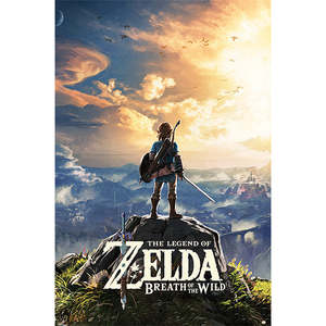 Modern Style the Legend of Zelda Breath of the Wild Set of 3 Wall <b>Poster</b> Paper Material - Product Image 2