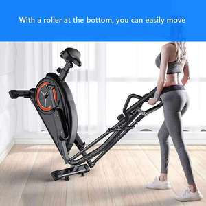 Bicicleta Elíptica Manual para Ejercicio en Casa, Magnética, con Asiento y Manillar Ajustables, Construcción de Acero, Capacidad de 120 kg - Product Image 3