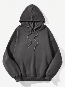 Ropa de calle de manga larga suelta Fit hombres sudaderas con capucha logotipo personalizado mejor calidad hombres sudaderas con capucha para la venta - Product Image 6