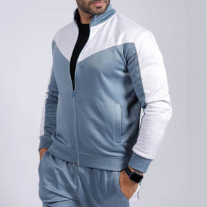 Conjunto Deportivo para Hombre de Secado Rápido, Dos Piezas de Poliéster para Gimnasio, Entrenamiento, Correr, Chaqueta y Pantalones, Venta al por Mayor, OEM/ODM Disponible - Product Image 2