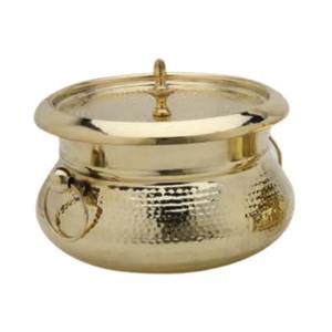 Pur laiton cuisson Handi & Pot haute qualité vente marmite métal massif avec Hemmaerd fini pour la maison cuisine hôtel utilisation - Product Image 2