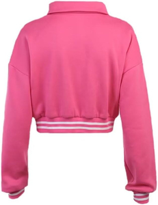 Veste de baseball en chenille brodée pour femmes, fabricant OEM, prix de gros, tailles grandes disponibles - Product Image 2