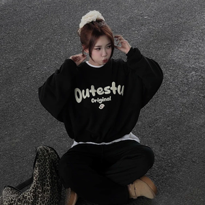 เสื้อฮู้ดดี้ทรงบ็อกซี่แบบยูนิเซ็กซ์ พร้อมซิป ลายปักตัวอักษรและลายพิมพ์ เสื้อกันหนาวผู้ชาย สตรีทแวร์ ผลิตในเวียดนาม ODM & OEM - Product Image 1