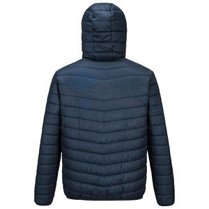 Fabricant OEM Vestes légères à capuche pour hommes Manteau chaud et résistant à l'eau avec conception personnalisée, sérigraphie - Product Image 4