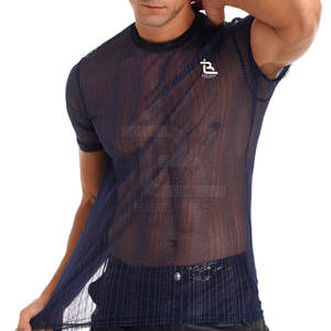 Personnaliser Prix de gros Confortable Mesh T Shirt Pour Hommes Nouvelle Arrivée Attrayant Mesh T Shirt - Product Image 3