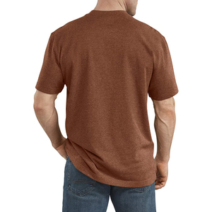 OEM haute qualité hommes 100% coton à manches courtes lourd col rond T-shirt pour hommes DDP expédition - Product Image 4