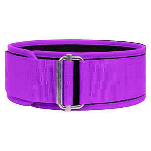 Cinturón de pesas de gimnasio de nailon de 4 pulgadas para trabajo pesado profesional, peso ligero, levantamiento de pesas portátil para Fitness Strongman, acero inoxidable - Product Image 6