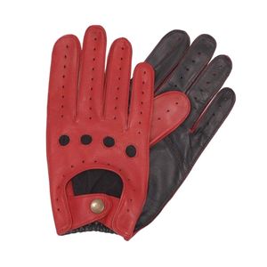 Precio barato de alta calidad carreras al aire libre antideslizante cuero hombres verano pantalla táctil coche carreras conducción - Product Image 6