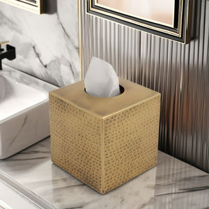 Couvercle de boîte à mouchoirs en laiton de luxe fait à la main dernière conception Premium Home Accessory Factory Wholesale - Product Image 2