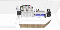 KEIFU Nouveau Kit Complet de Machines pour Salon de Thé Boba – Équipement Commercial Haute Performance, Facile à Utiliser, 12L Électrique 110V, Garantie 1 An