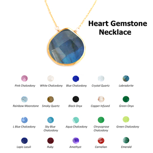 925 Sterling Silver Rainbow Moonstone Gemstone Pendentif Collier 12mm Coeur Forme Or Vermeil Lunette Percé Pierres Précieuses Bijoux - Product Image 5