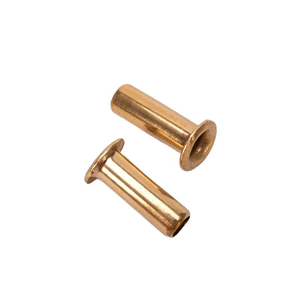 Rivet tubulaire creux en cuivre, laiton ou acier de 1,5 mm, 2,5 mm, 3 mm, 4 mm pour circuits imprimés - Product Image 1