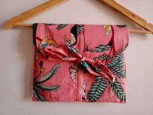 Pijama con cuello en V y estampado de animales de la selva para mujer, traje de noche de talla grande de algodón transpirable suave, ropa de dormir de estilo Sexy informal - Product Image 4