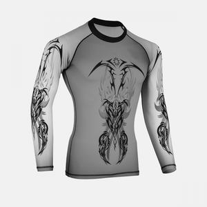Meilleure qualité chemise de Compression unisexe séchage rapide BJJ Rash Guard vêtements de Protection d'écran solaire Anti-UV respirant imprimé pour - Product Image 4