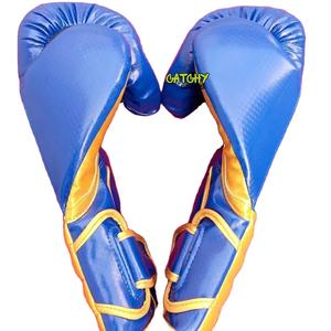 ถุงมือชกมวยหนังแท้ฝาแฝดสำหรับมืออาชีพ - Product Image 2