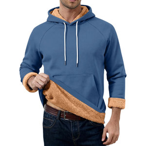 Sweat-shirts à capuche pour hommes en coton mélangé de haute qualité, coupe ajustée, décontractés, avec poches, streetwear, sweat-shirts à capuche - Product Image 1