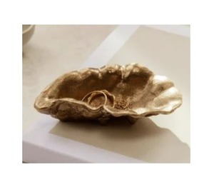 Plateau à huîtres au design fait main antique avec plateau à huîtres poli doré avec un grand poli doré avec une forme et une taille personnalisées - Product Image 1