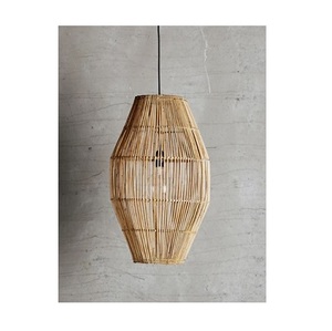 Cortina de lámpara colgante de ratán, diseño personalizado, candelabro decorativo de ratán, Sombra e iluminación con diseño creativo tejido - Product Image 2