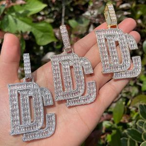 VVS1 Baguette Cut Lab Grown Diamond Iced Out Pendant Rapper Style Customized Hip Hop Pendant For Him - Product Image 5