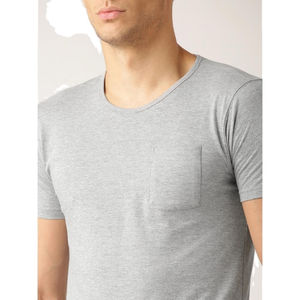 Camisetas unisex de algodón 100% para hombre, venta al por mayor, nuevo ajuste con bolsillo bordado, camiseta ajustada para hombre - Product Image 3