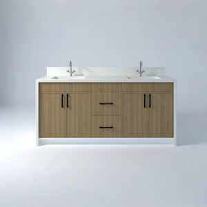 Mueble de Baño Doble Moderno de Alta Calidad de Fábrica Vietnamita (Marca Dollcevita) - Product Image 1
