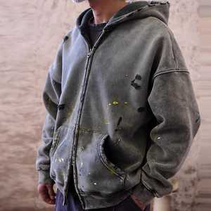 OEM 100% กำหนดเองมีฮู้ดเฮฟวี่เวทของผู้ชายผ้าฝ้าย20% ผ้าโพลีเอสเตอร์80% นุ่มสบาย - Product Image 3