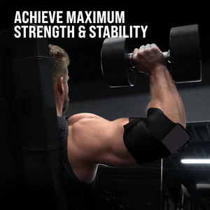 Coude d'haltérophilie à logo personnalisé Coude d'haltérophilie Durable en utilisation Coude de sport Soutien de musculation Coude direct - Product Image 3