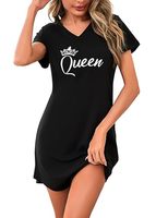 Chemise de nuit élégante en satin noir pour femme avec panneau en dentelle transparente et dos nu – Robe de nuit – Vente en gros usine