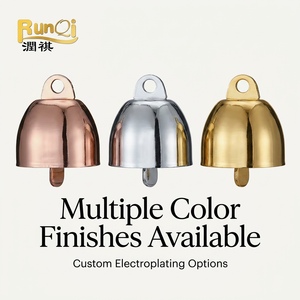 Campanas <span class=keywords><strong>de</strong></span> Metal Personalizadas con Logotipo, Color Oro <span class=keywords><strong>Rosa</strong></span>, Venta al por Mayor - Sonidos Fuertes para Recuerdos <span class=keywords><strong>de</strong></span> Boda y Eventos Deportivos - Product Image 3