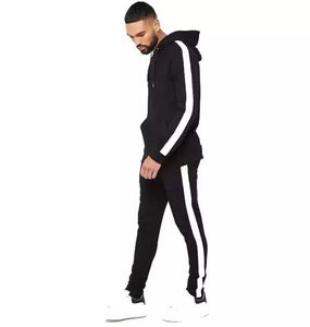 Survêtement de sport pour homme, marque vierge, logo personnalisé, ensemble deux pièces d'entraînement et de jogging - Product Image 6