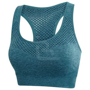 Sujetador deportivo para mujer hecho a medida, novedad, ropa de gimnasio al mejor precio con posición frontal del logotipo - Product Image 2