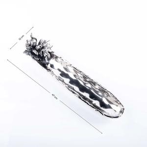 Bol de service à chips Design Leaf Meilleure qualité Plat de collations en métal de longue taille Fête de fête Fournitures de restaurant et d'hôtel Bol de service - Product Image 2