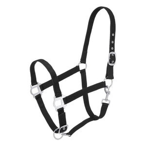 Premium Quality Horse <b>Halter</b> with <b>Satin</b> Hardware Adjustable Nylon Headcollar Horses Soft Padded Noseband Crown Rust Resistant - Product Image 6